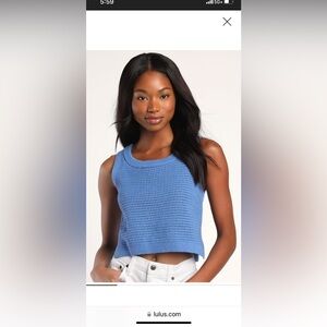 Knit tank